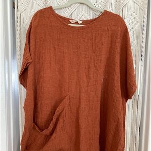 Elizabeth Suzann Harper Linen Gauze Tunic